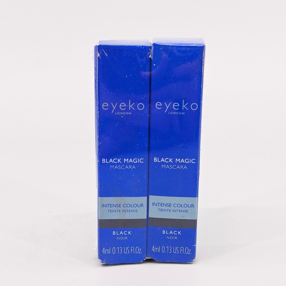 Eyeko Black Magic Mascara Set 2pk Intense Colour Black Noir 4ml Travel Size NEW